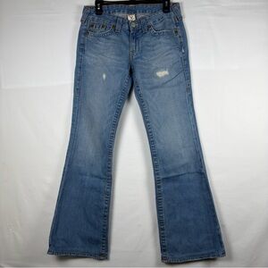True Religion Light Blue Flare Jeans